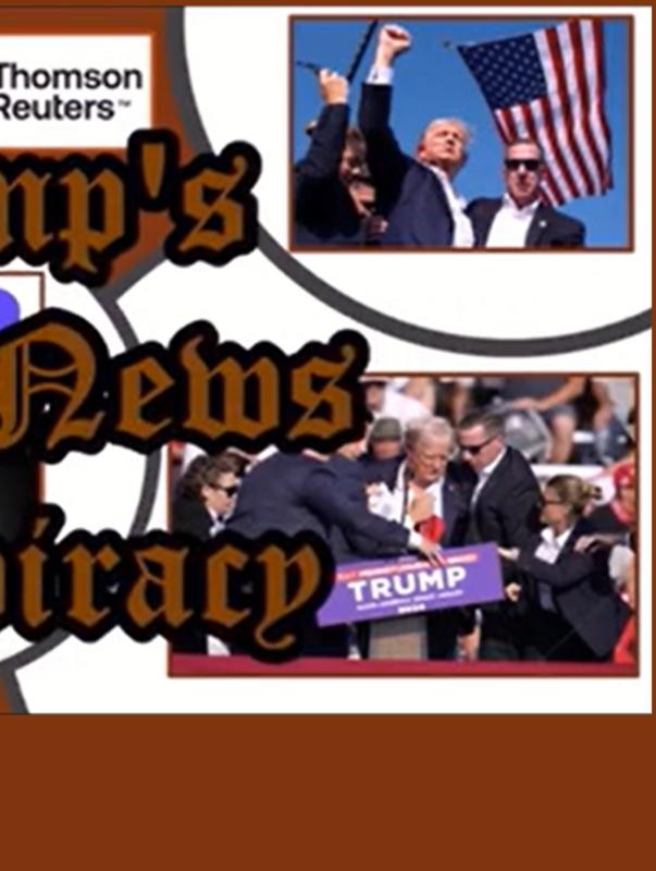 Omslag van TRUMP FAKE NEWS CONSPIRACY