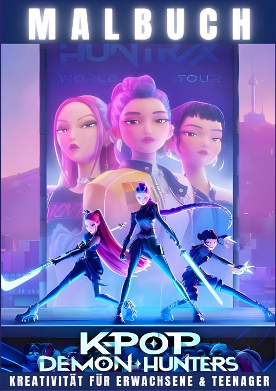 Omslag van Kpop Demon Hunters Malbuch