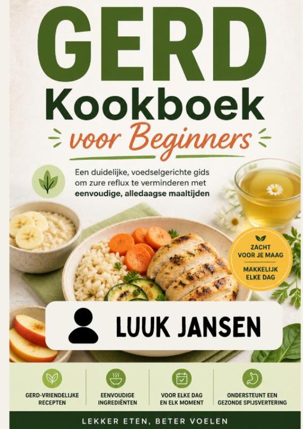 Omslag van GERD Kookboek voor Beginners