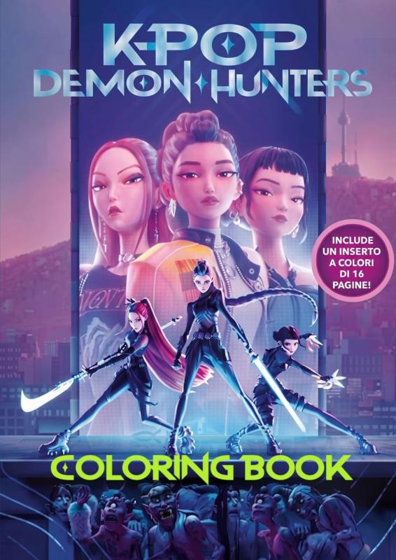Omslag van KPop Demon Hunters Coloring Book