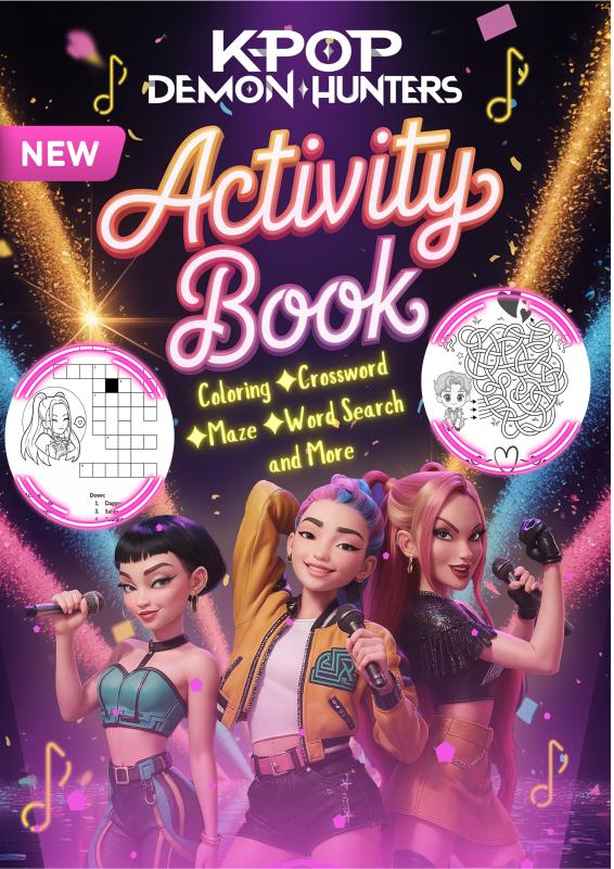 Omslag van Kpop Demon Hunters Activity Book