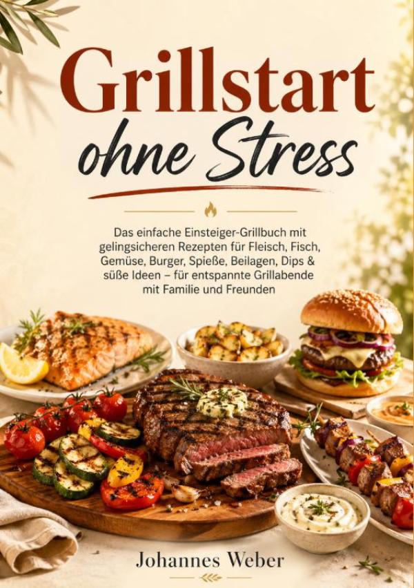 Omslag van Grillstart ohne Stress
