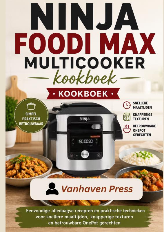 Omslag van NINJA FOODI MAX MULTICOOKER kookboek