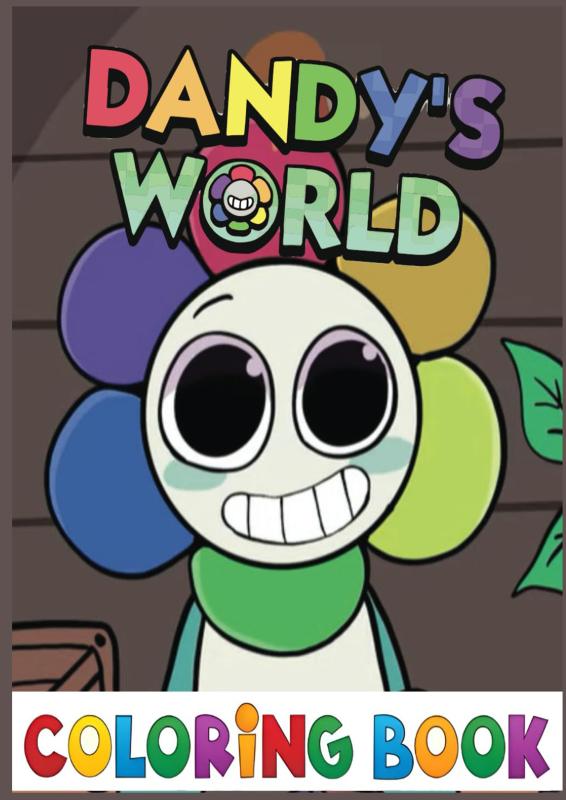 Omslag van Dandy's World Coloring Book