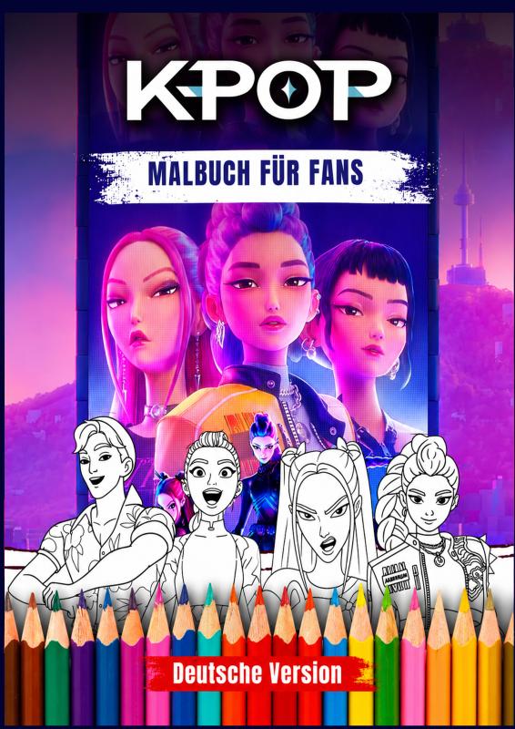 Omslag van kpop malbuch