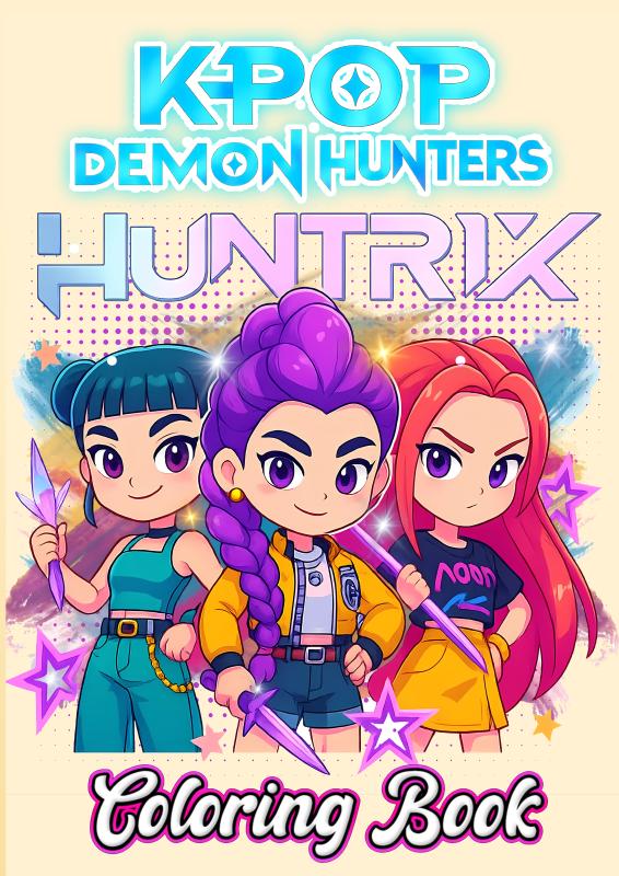 Omslag van KPop Demon Hunters Coloring Book
