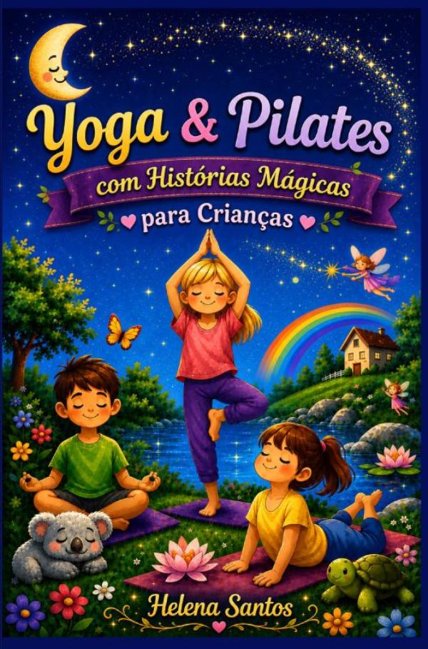 Omslag van Pilates e Yoga para Crianças