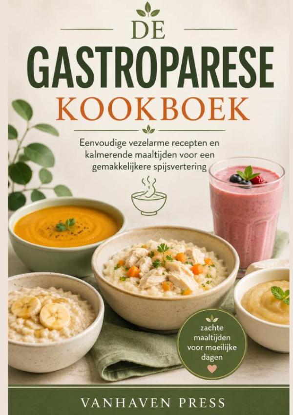Omslag van DE GASTROPARESE KOOKBOEK