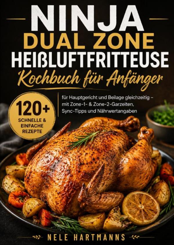 Omslag van Ninja Dual Zone Heißluftfritteuse Kochbuch für Anfänger
