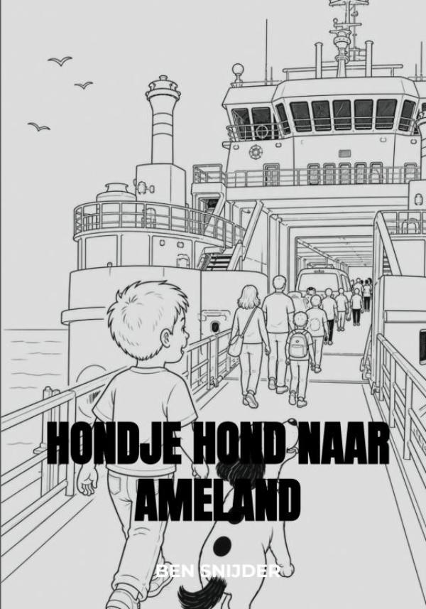 Omslag van Hondje Hond naar Ameland