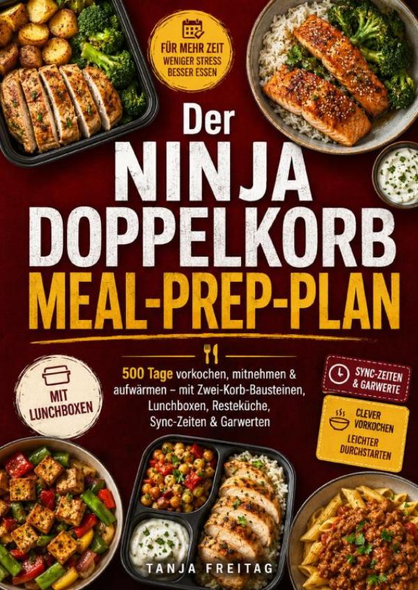 Omslag van Der Ninja Doppelkorb Meal-Prep-Plan