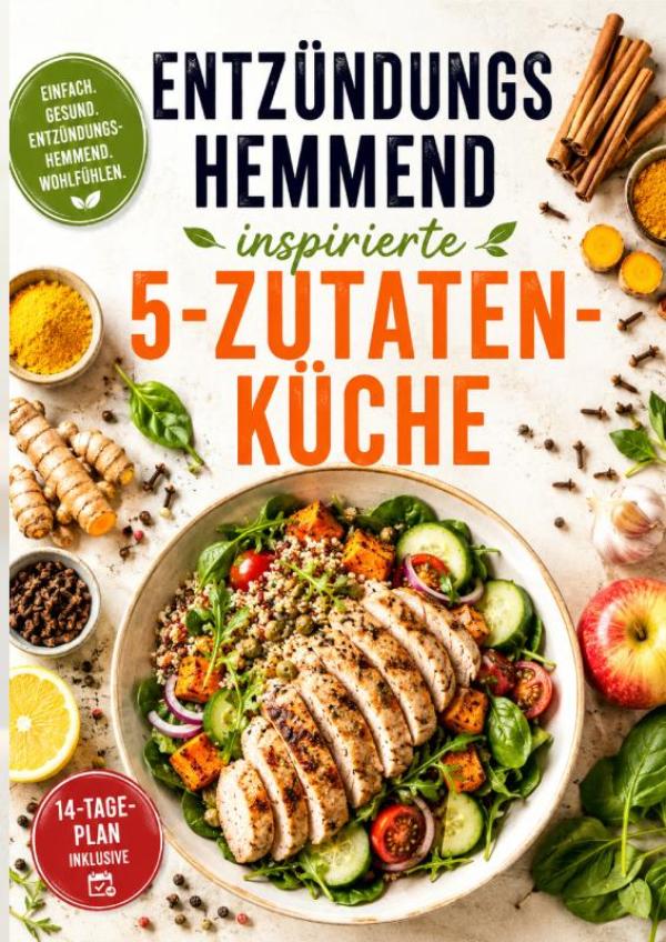 Omslag van Entzündungshemmend inspirierte 5-Zutaten-Küche