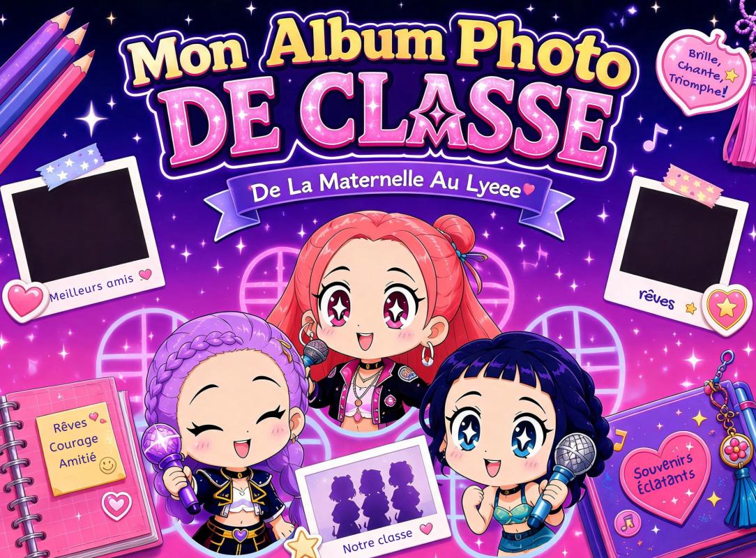 Omslag van Mon Album Photo de Classe K-Pop