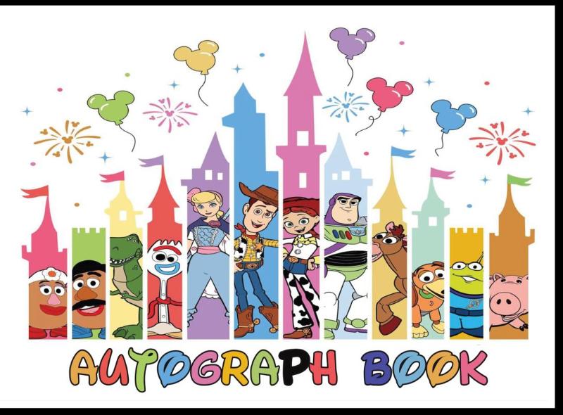 Omslag van Autograph Book for Disney Theme Park & Disneyland