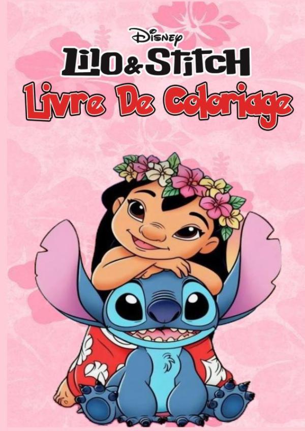 Omslag van Livre de coloriage Lilo & Stitch