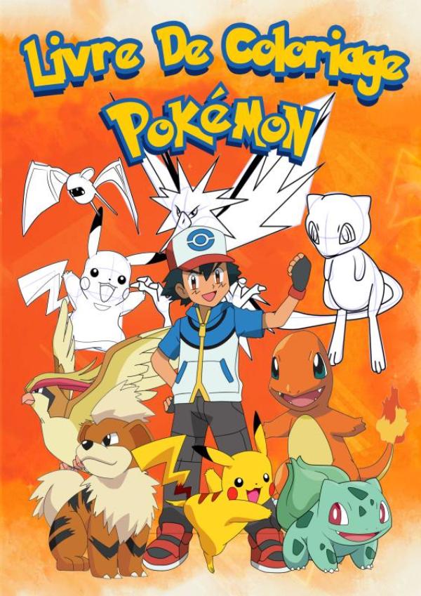 Omslag van Livre de coloriage Pokémon