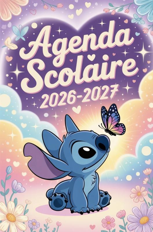 Omslag van Agenda Scolaire 2026 2027 Stitch