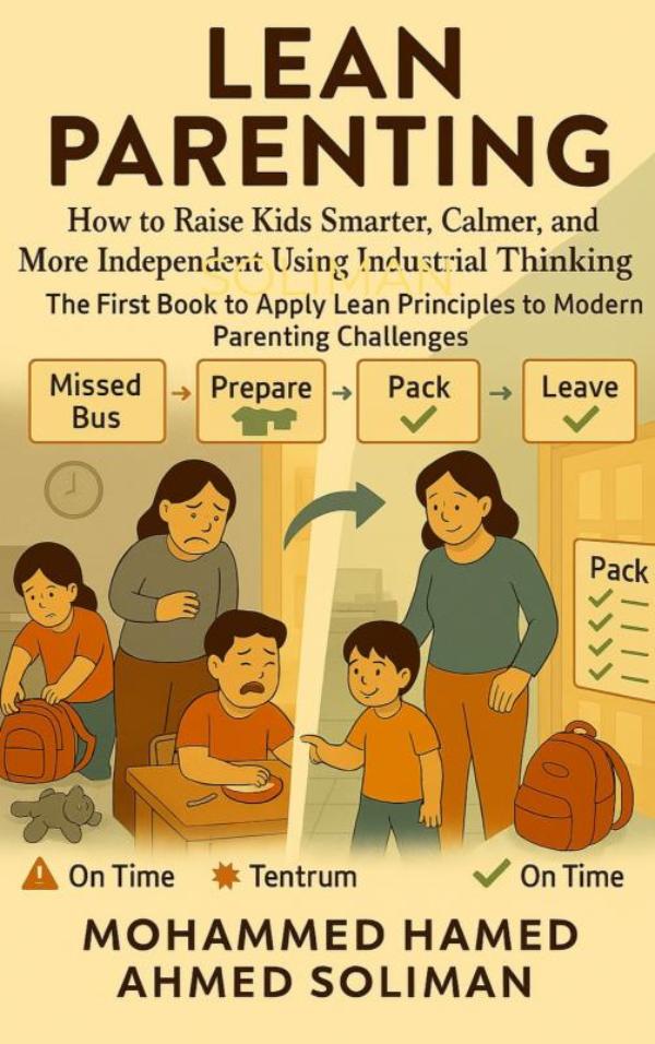 Omslag van Lean Parenting: How to Raise Kids Smarter, Calmer, and More Independent Using Industrial Thinking