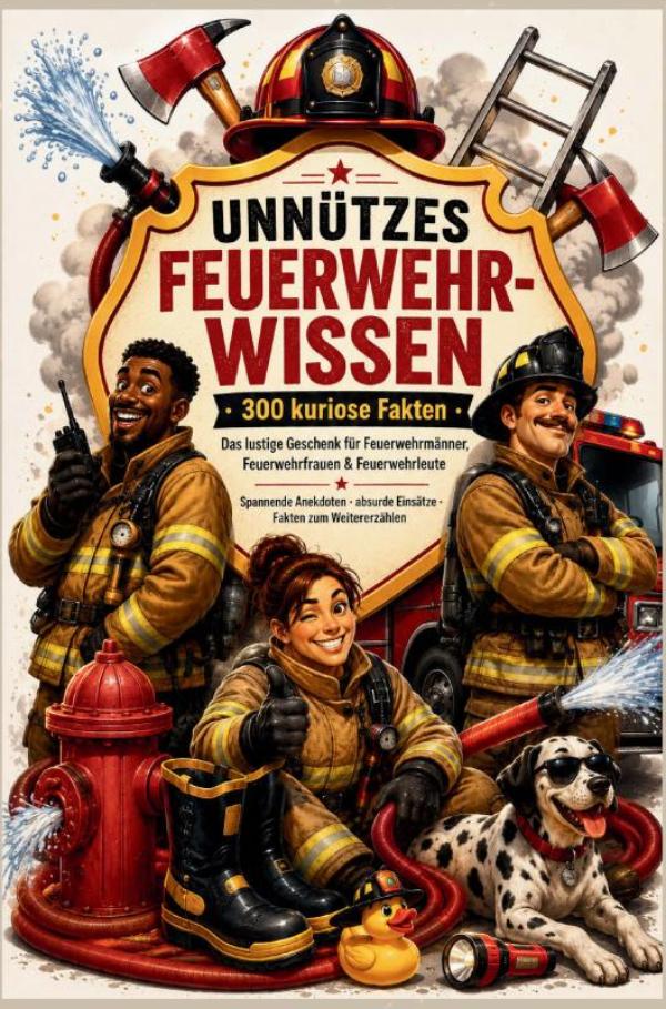 Omslag van Unnützes Feuerwehr-Wissen: 300 kuriose Fakten