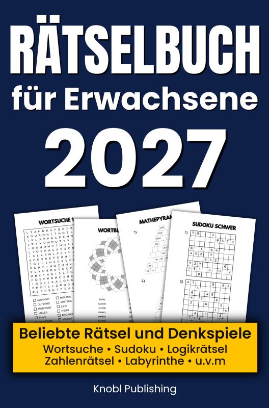 Omslag van Rätselbuch für Erwachsene