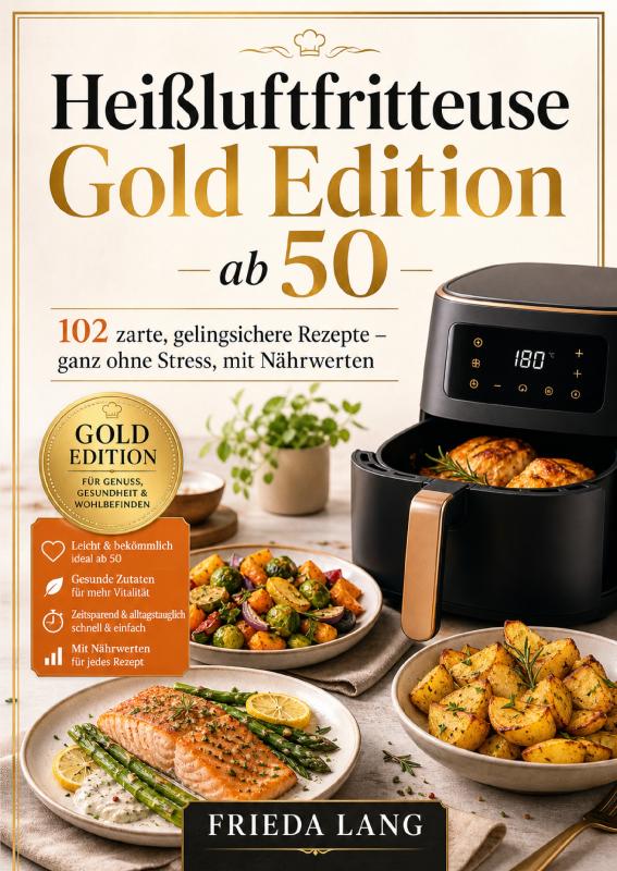 Omslag van Heißluftfritteuse Gold Edition ab 50