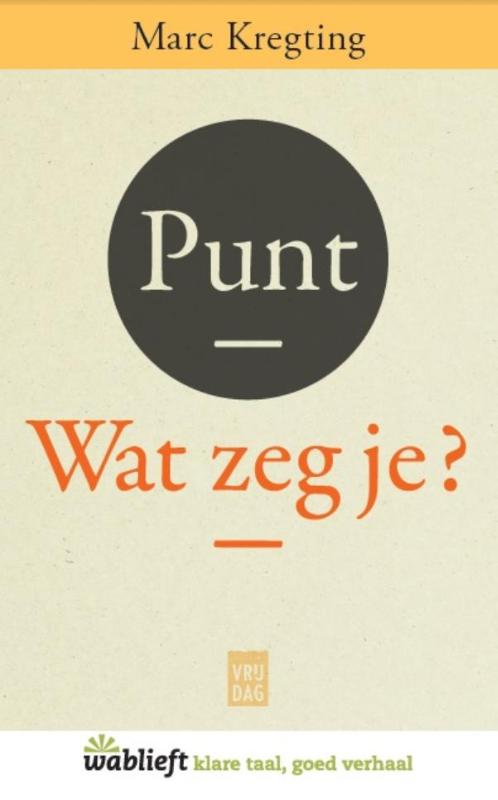 Omslag van Punt
