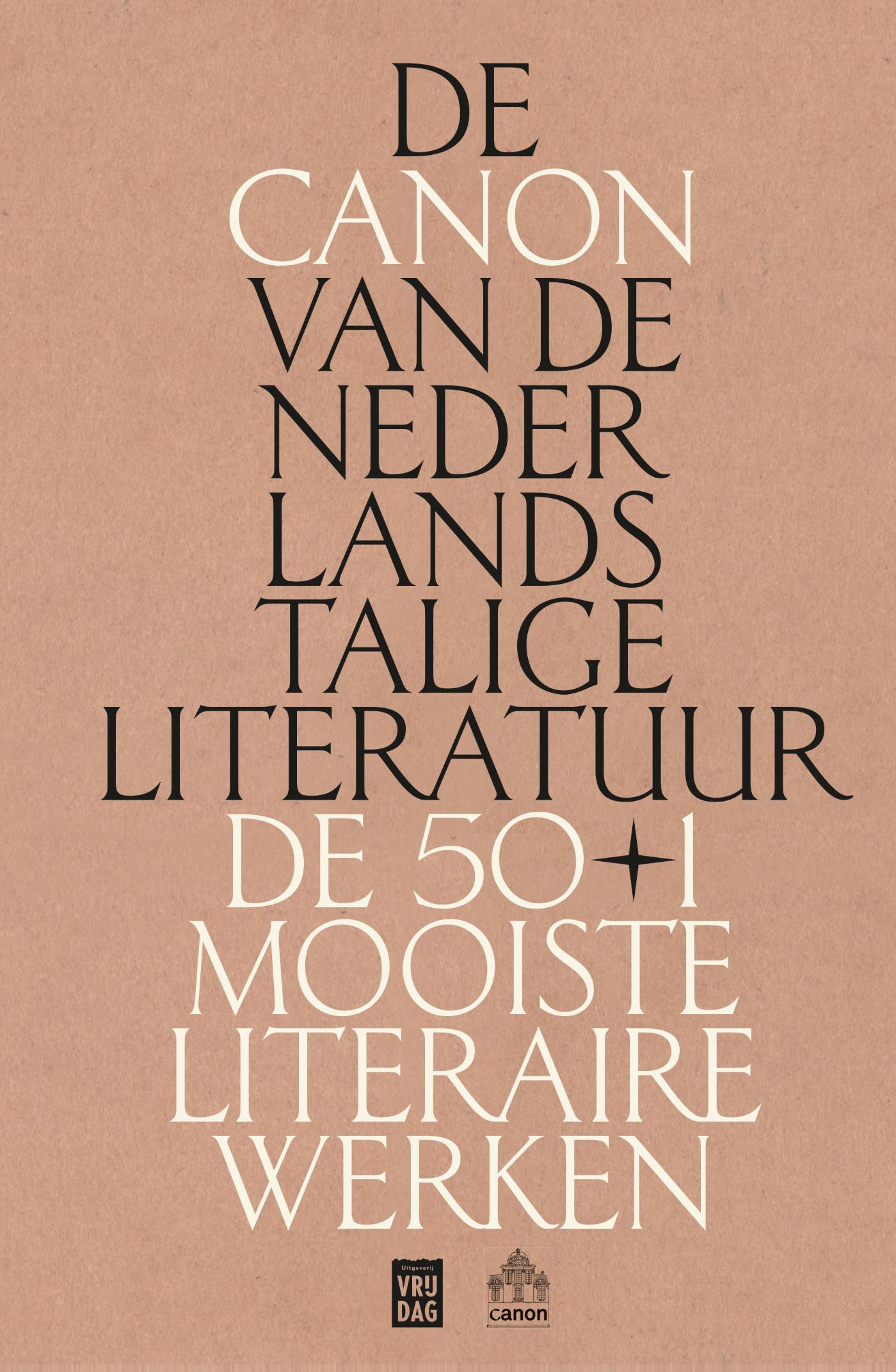 Omslag van De canon van de Nederlandstalige literatuur