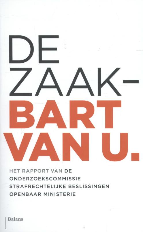Omslag van De zaak Bart van U.