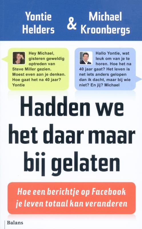 Omslag van Hadden we het daar maar bij gelaten