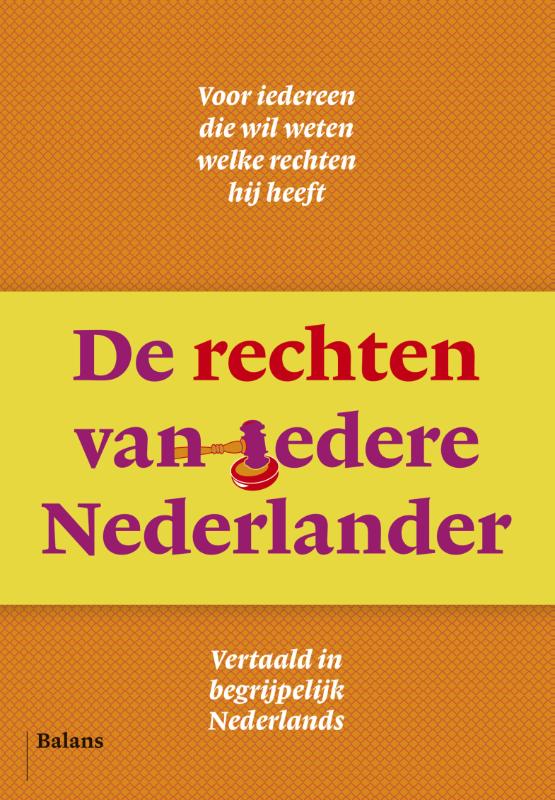 Omslag van De rechten van iedere Nederlander