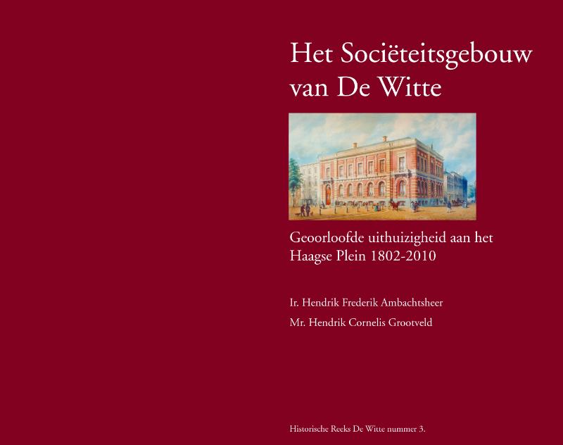 Omslag van Historische reeks De Witte nummer 3