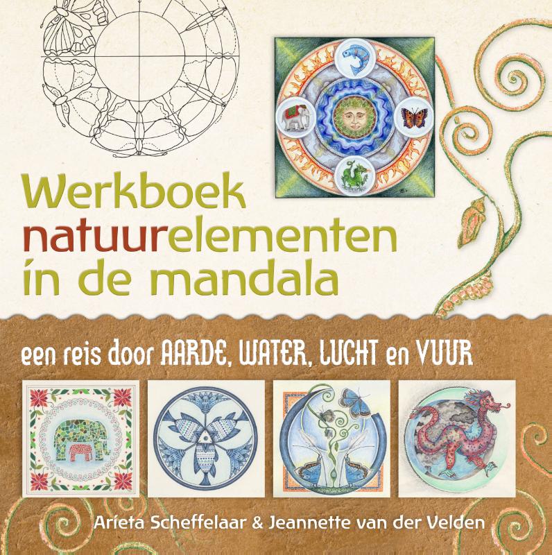 Omslag van Werkboek natuurelementen in de mandala
