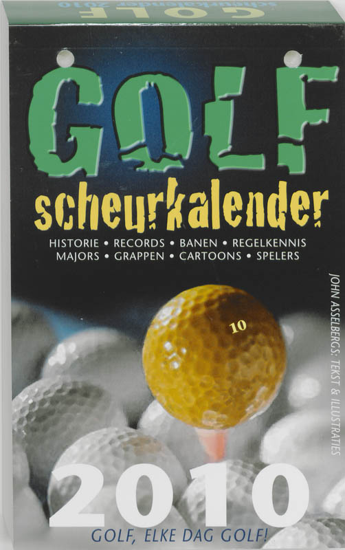 Omslag van Golf scheurkalender 2010
