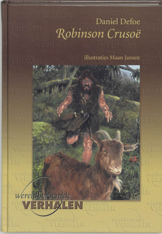 Omslag van robinson crusoe