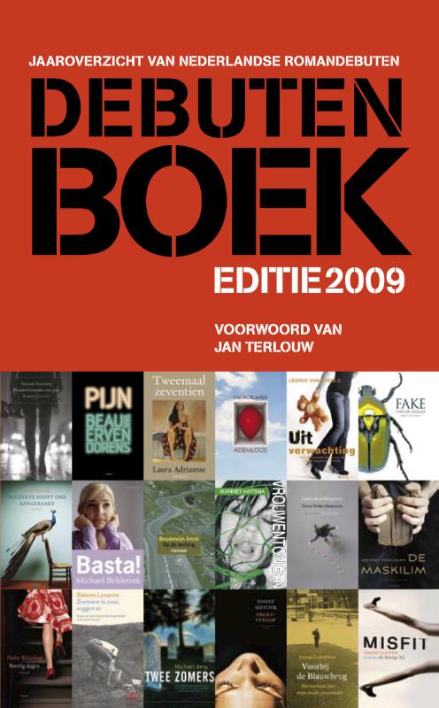 Omslag van Debutenboek met voorwoord van Jan Terlouw