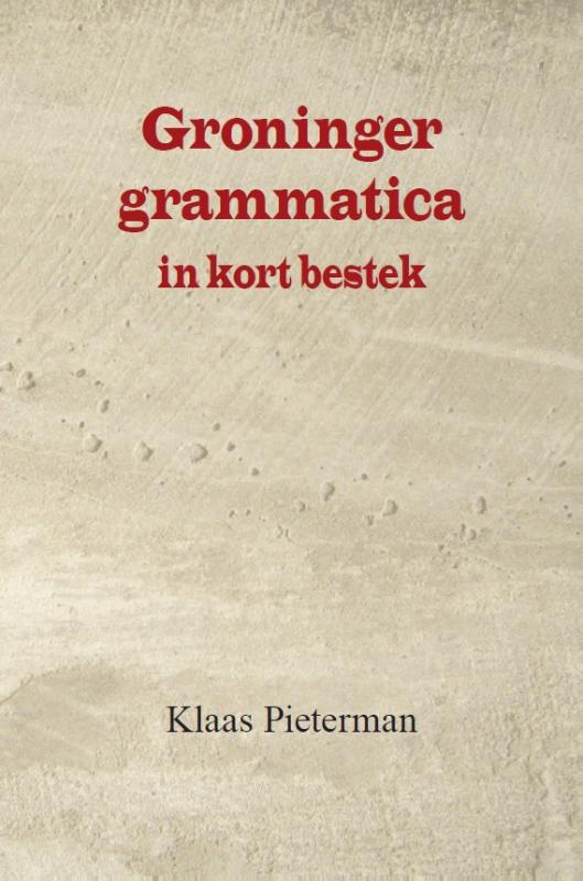 Omslag van Groninger grammatica in kort bestek