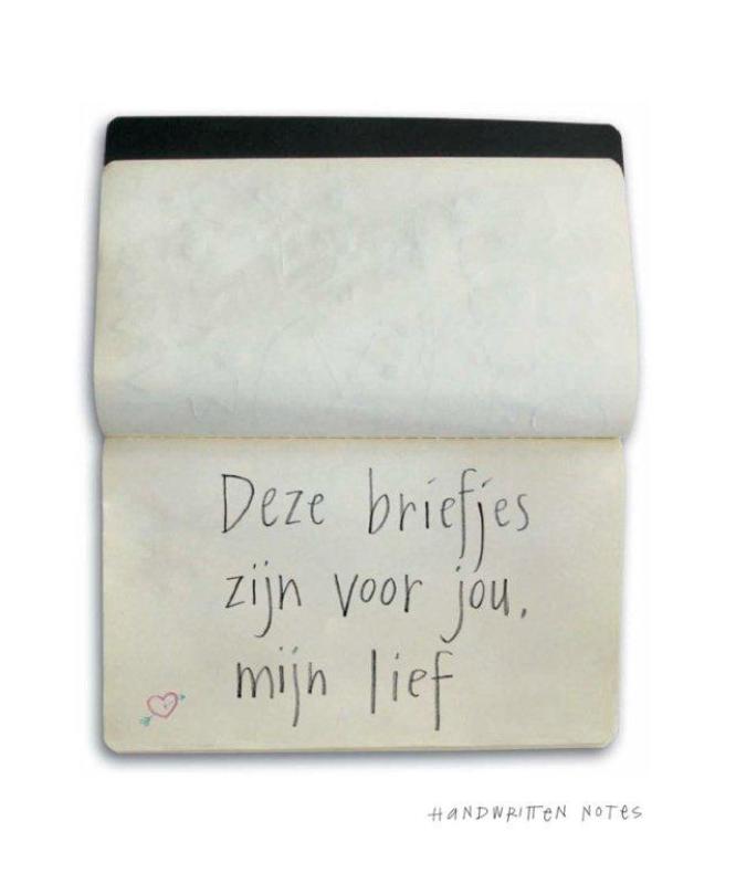 Omslag van Deze briefjes zijn voor jou, mijn lief