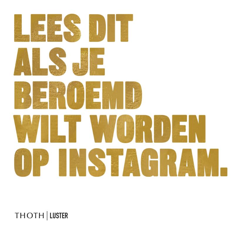 Omslag van Lees dit als je beroemd wilt worden op Instagram