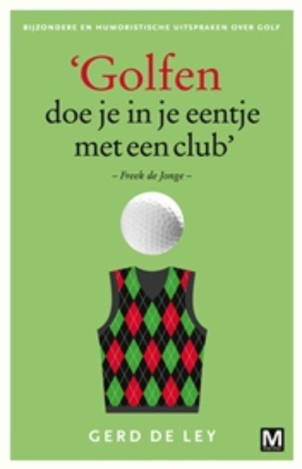 Omslag van Golfen doe je in je eentje met een club