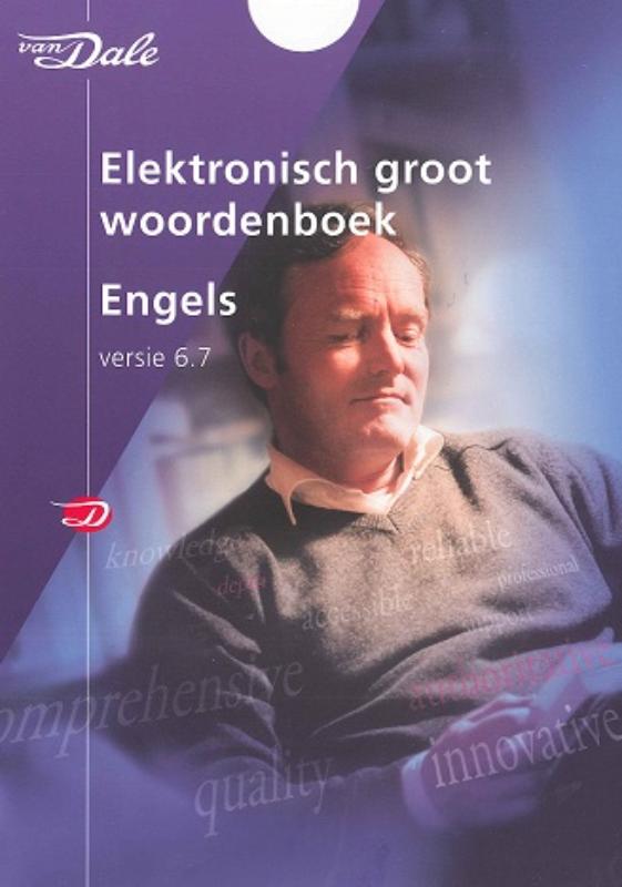 Omslag van Van Dale elektronisch groot woordenboek Engels versie 6.7