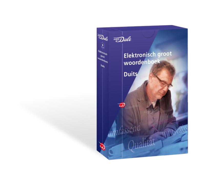 Omslag van Van Dale elektronisch groot woordenboek Duits 6.9