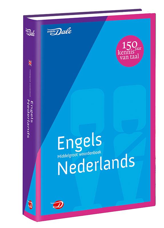 Omslag van Van Dale middelgroot woordenboek Engels-Nederlands