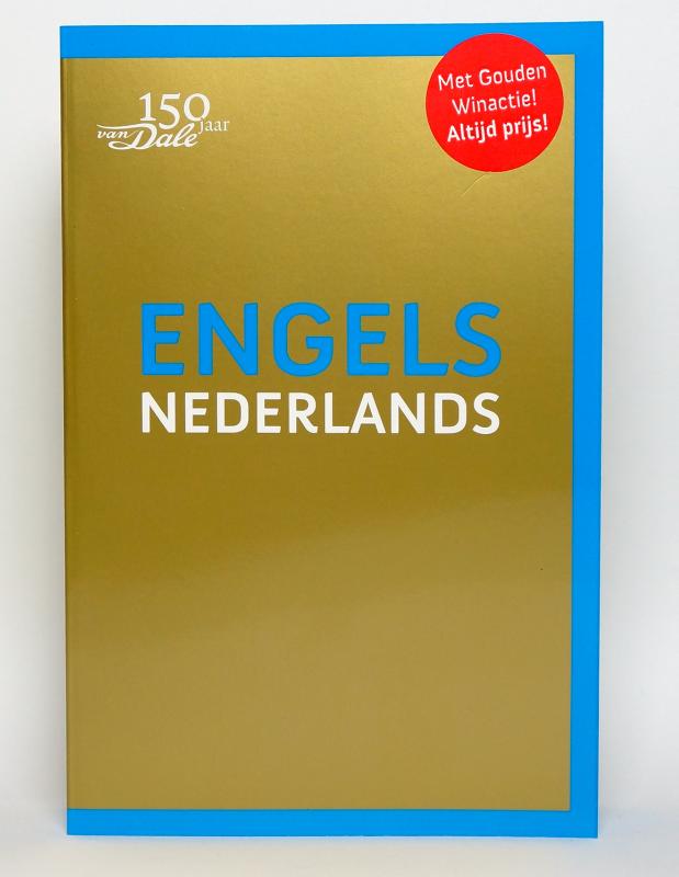Omslag van Van Dale pocketwoordenboek Engels-Nederlands