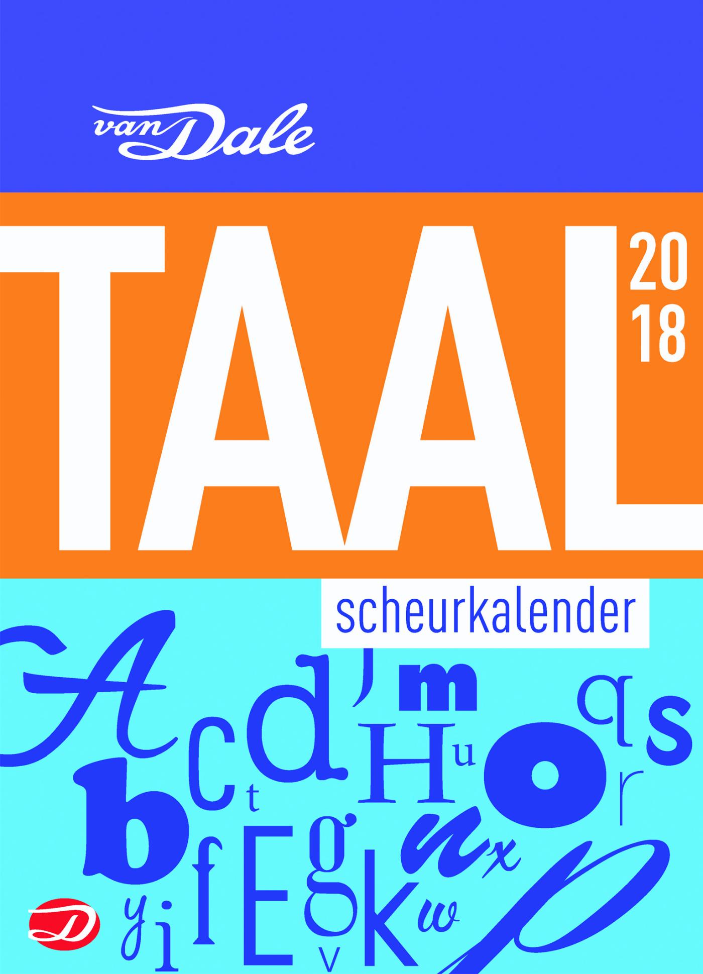 Omslag van Van Dale Taalscheurkalender 2018