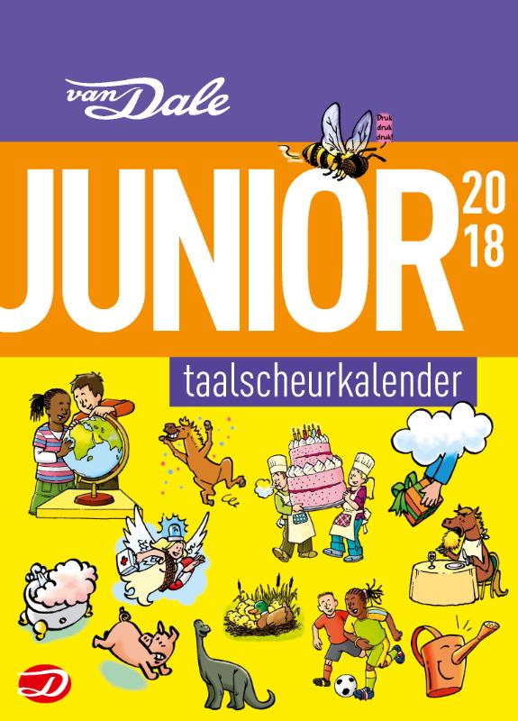Omslag van Van Dale Junior taalscheurkalender 2018