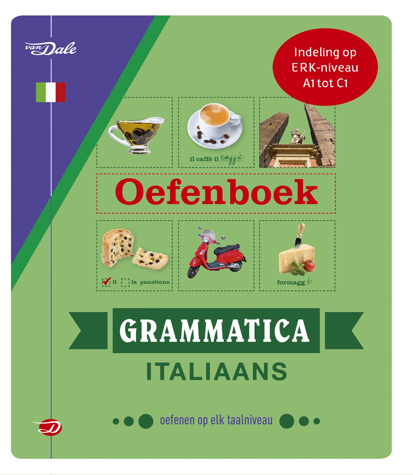 Omslag van Van Dale Oefenboek grammatica Italiaans