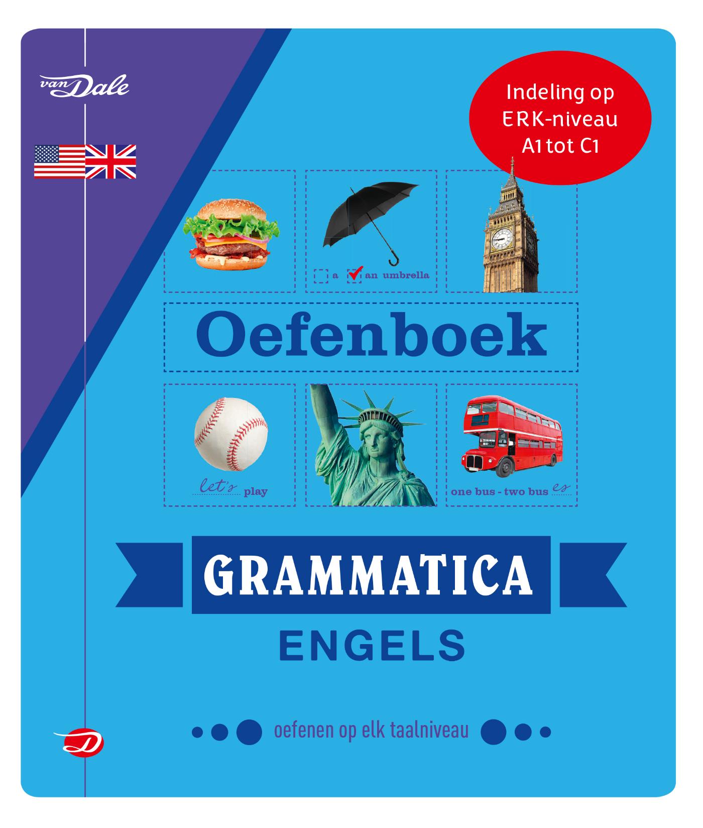 Omslag van Van Dale Oefenboek grammatica Engels