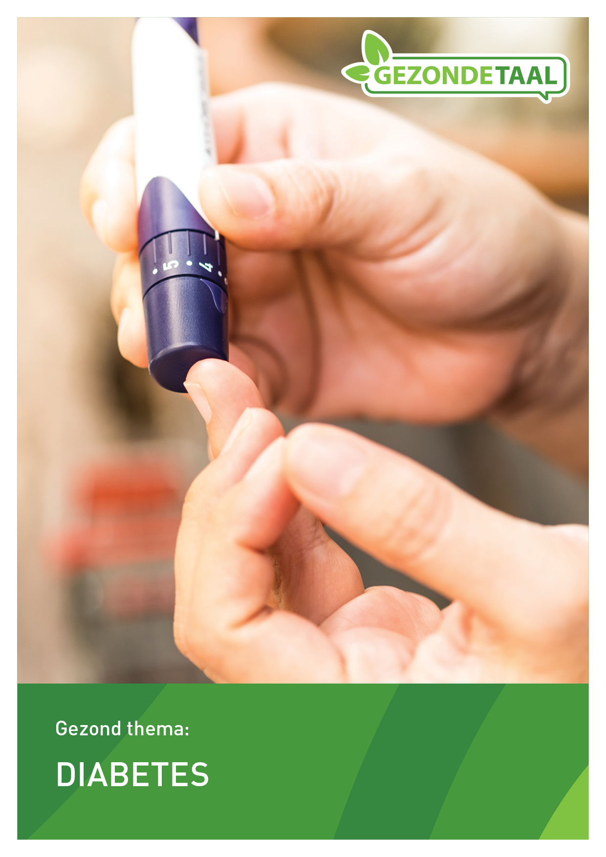 Omslag van Gezonde Taal Diabetes