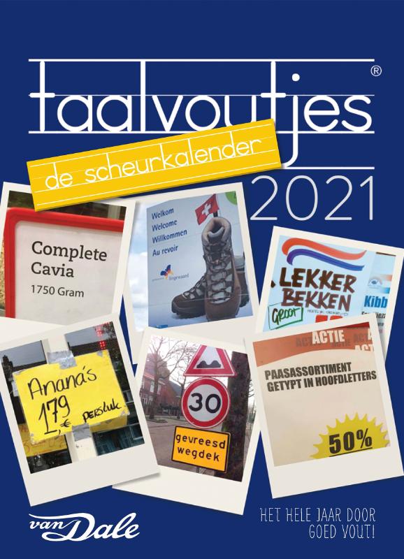 Omslag van Taalvoutjes - de scheurkalender 2021