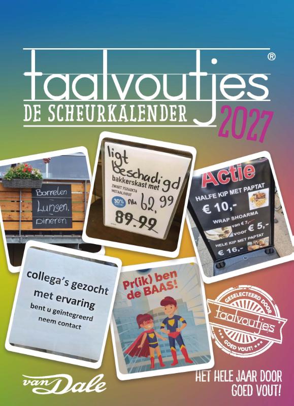 Omslag van Taalvoutjes - de scheurkalender 2027
